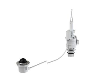 Кнопка пневматического смыва на расстоянии AlcaPlast белая MPO12